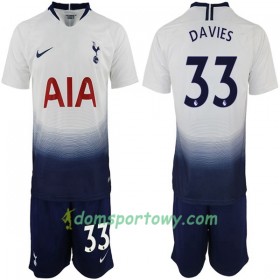 Koszulka Tottenham Hotspur Davies 33 Dziecięcy Domowe Koszulki Piłkarskie 2018-2019 Krótki Rękaw